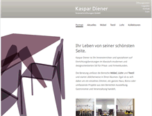 Tablet Screenshot of kaspardiener.ch